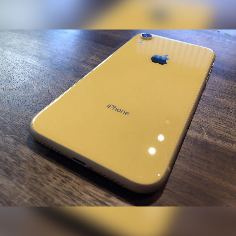 yellow iphone xr