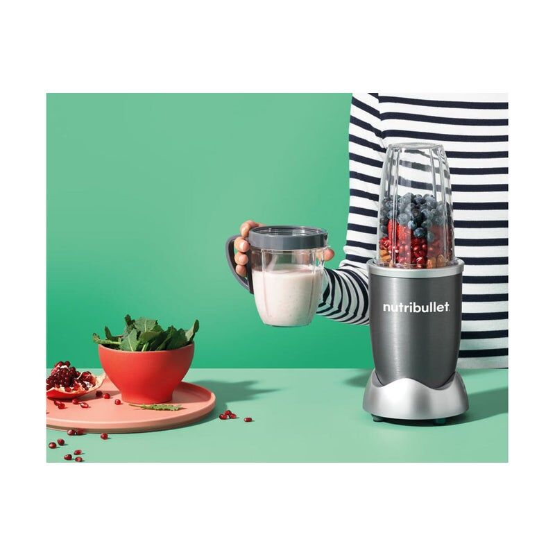 NutriBullet 600W 5 Piece Set Blender Light Grey (NBR0507LG) Smart